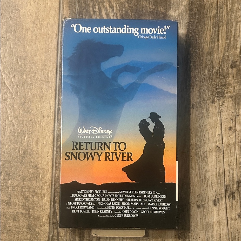 Vintage Walt Disney Return to Snowy River movie VHS cassette tape